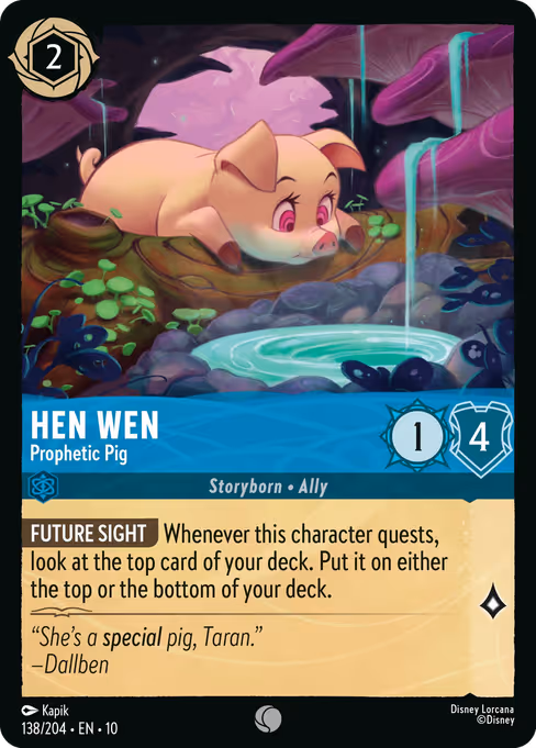 Hen Wen - Prophetic Pig (WIW 138)