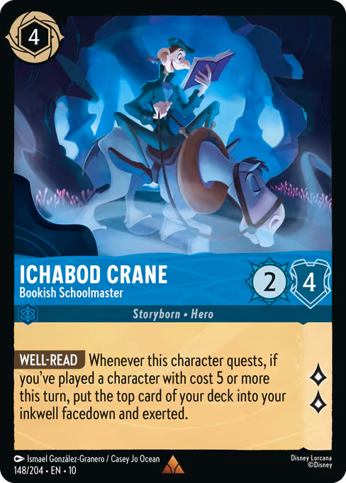 Ichabod Crane - Bookish Schoolmaster (WIW 148)