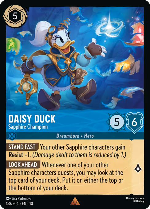 Daisy Duck - Sapphire Champion (WIW 158)