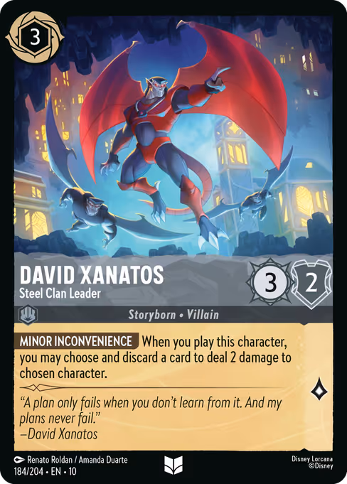David Xanatos - Steel Clan Leader (WIW 184)