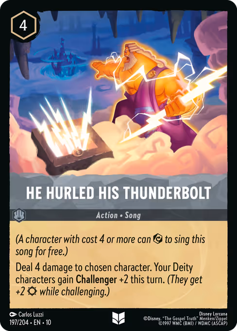 He Hurled His Thunderbolt (WIW 197)