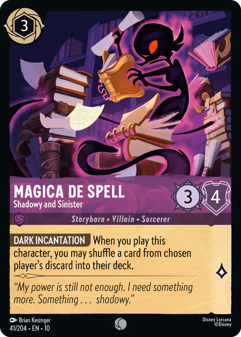 Magica De Spell - Shadowy and Sinister (WIW 41)