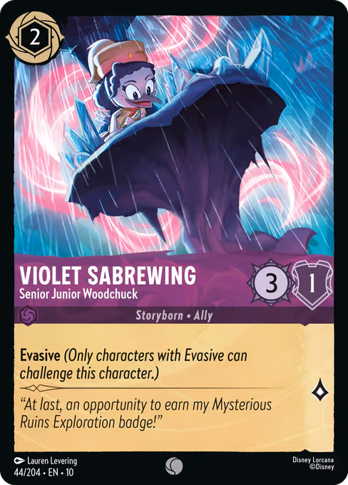 Violet Sabrewing - Senior Junior Woodchuck (WIW 44)