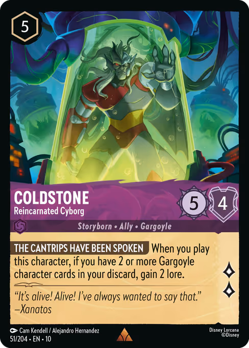 Coldstone - Reincarnated Cyborg (WIW 51)