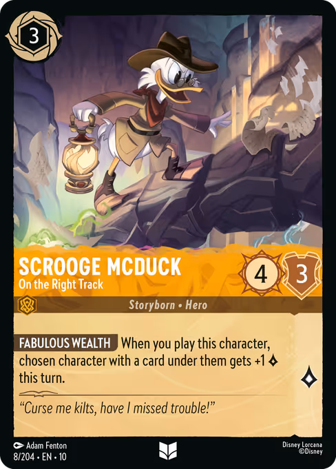 Scrooge McDuck - On the Right Track (WIW 8)