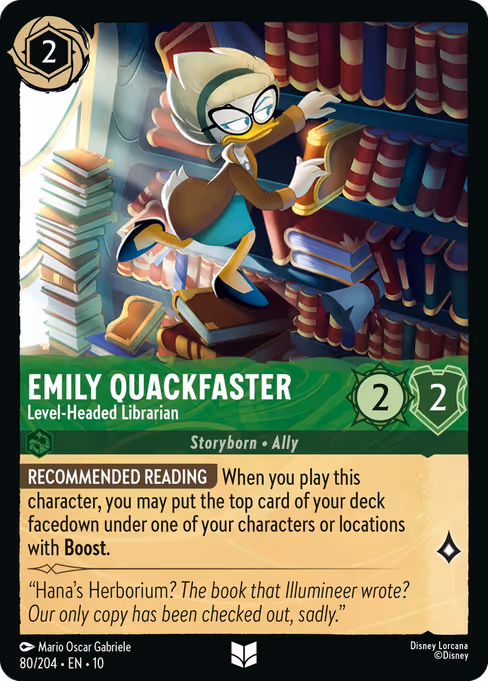 Emily Quackfaster - Level-Headed Librarian (WIW 80)