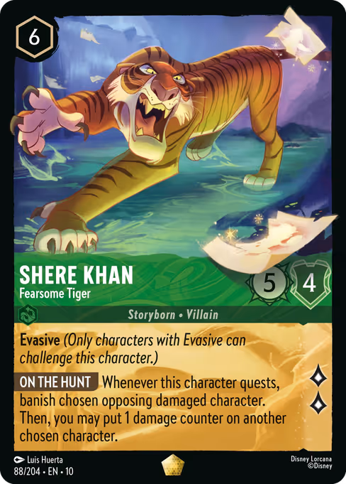 Shere Khan - Fearsome Tiger (WIW 88)