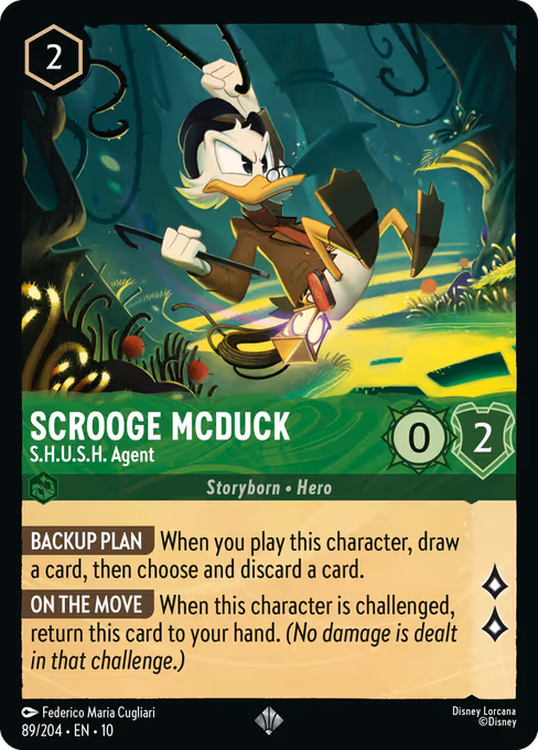 Scrooge McDuck - S.H.U.S.H. Agent (WIW 89)