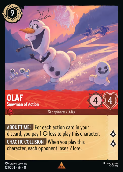 Olaf - Snowman of Action (WSP 122)