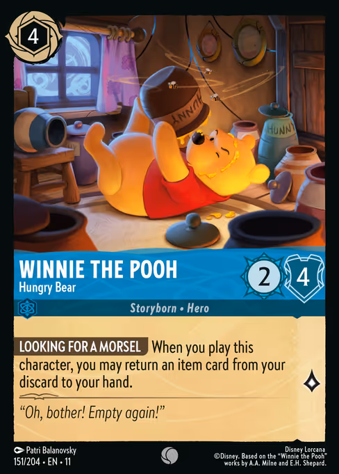 Winnie the Pooh - Hungry Bear (WSP 151)