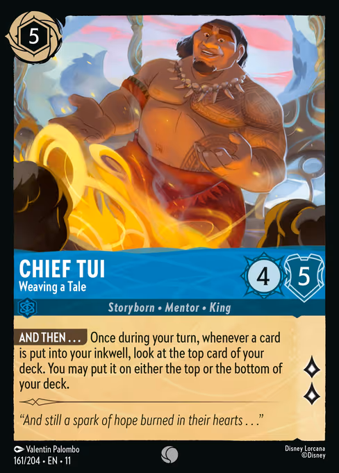 Chief Tui - Weaving a Tale (WSP 161)