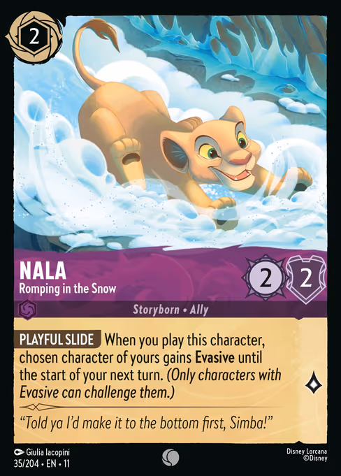 Nala - Romping in the Snow (WSP 35)