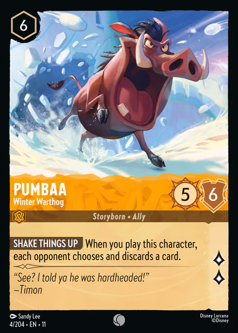 Pumbaa - Winter Warthog (WSP 4)