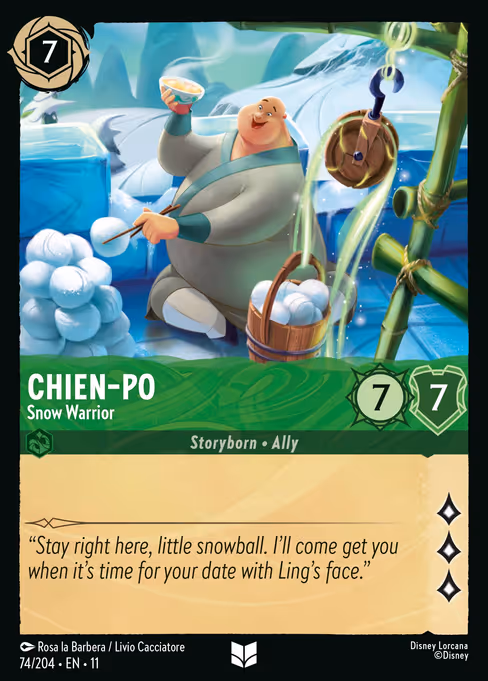Chien-Po - Snow Warrior (WSP 74)