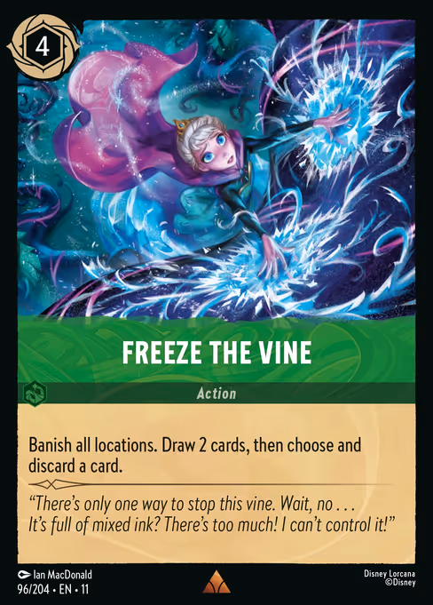 Freeze the Vine (WSP 96)