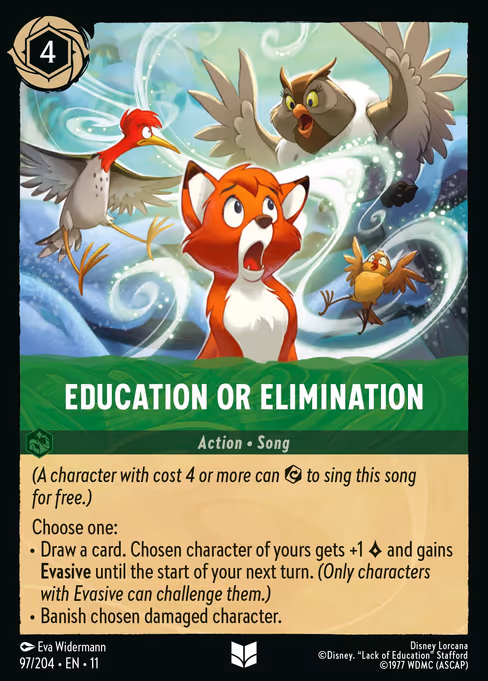 Education or Elimination (WSP 97)