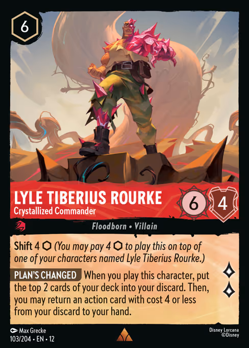 Lyle Tiberius Rourke - Crystallized Commander (12 103)