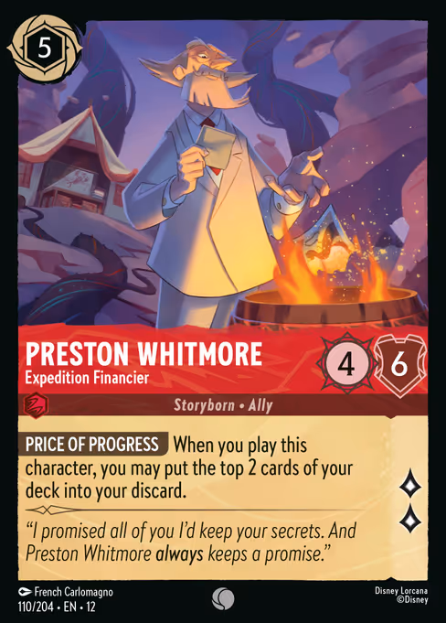 Preston Whitmore - Expedition Financier (12 110)