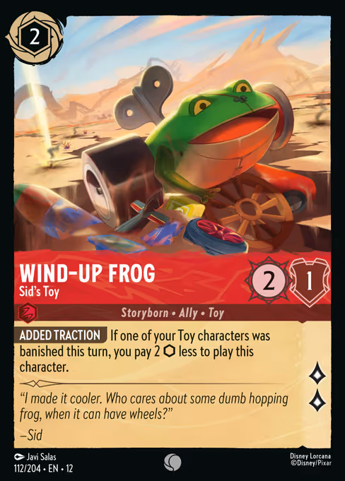 Wind-Up Frog - Sid's Toy (12 112)