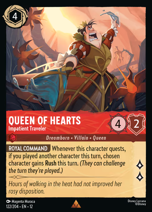 Queen of Hearts - Impatient Traveler (12 122)
