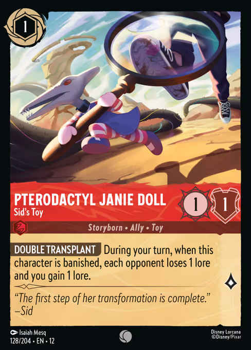 Pterodactyl Janie Doll - Sid's Toy (12 128)
