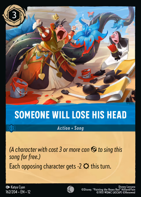 Someone Will Lose His Head (12 162)