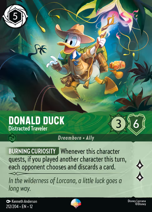 Donald Duck - Distracted Traveler (12 212)