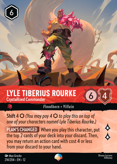 Lyle Tiberius Rourke - Crystallized Commander (12 214)