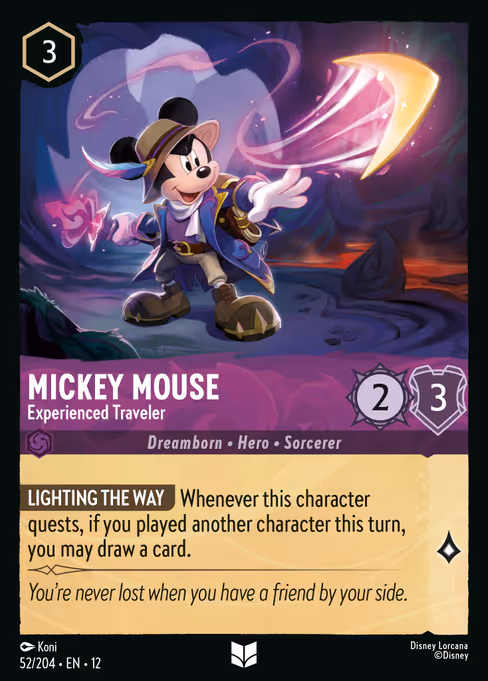 Mickey Mouse - Experienced Traveler (12 52)