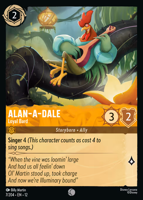 Alan-a-Dale - Loyal Bard (12 7)