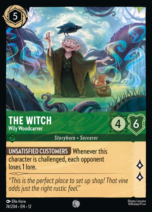 The Witch - Wily Woodcarver (12 74)