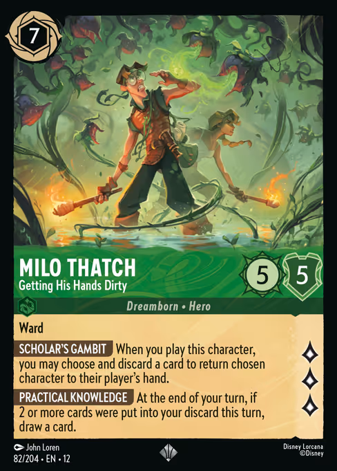 Milo Thatch - Getting His Hands Dirty (12 82)