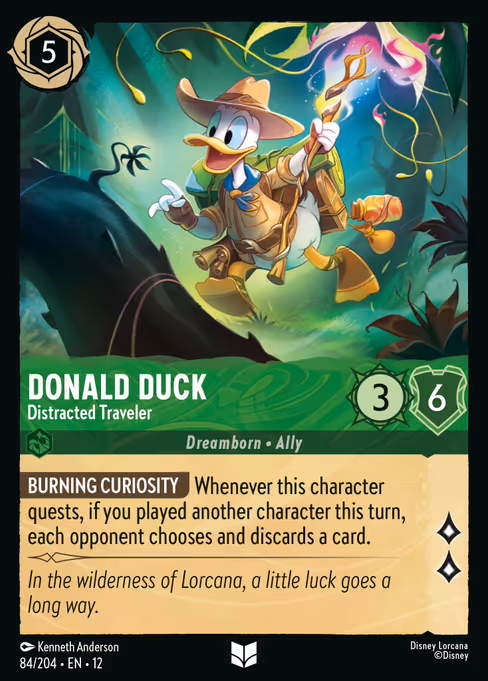 Donald Duck - Distracted Traveler (12 84)