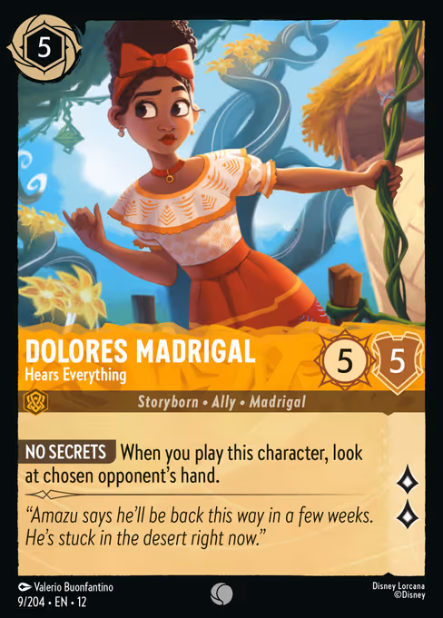 Dolores Madrigal - Hears Everything (12 9)