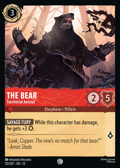 The Bear - Territorial Animal (13 112)