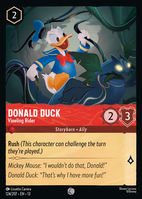 Donald Duck - Vineling Rider (13 124)