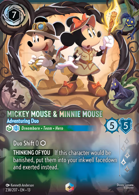 Mickey Mouse & Minnie Mouse - Adventuring Duo (13 238)