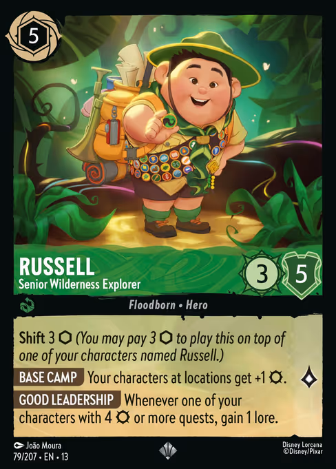 Russell - Senior Wilderness Explorer (13 79)
