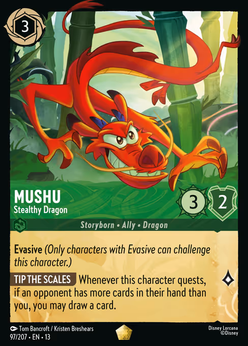 Mushu - Stealthy Dragon (13 97)