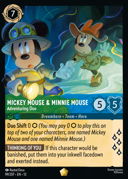 Mickey Mouse & Minnie Mouse - Adventuring Duo (13 99)