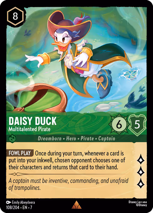 Daisy Duck - Multitalented Pirate (ARI 108)