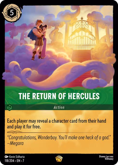 The Return of Hercules (ARI 118)