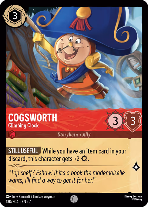 Cogsworth - Climbing Clock (ARI 130)