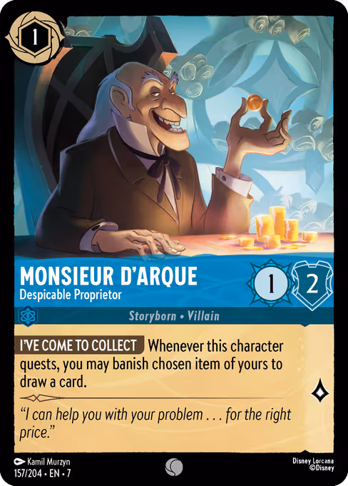 Monsieur D'Arque - Despicable Proprietor (ARI 157)