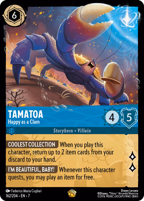 Tamatoa - Happy as a Clam (ARI 162)