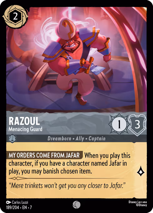 Razoul - Menacing Guard (ARI 189)