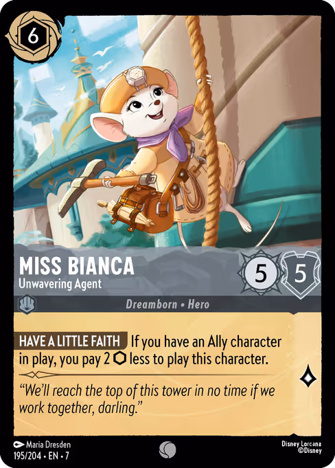 Miss Bianca - Unwavering Agent (ARI 195)