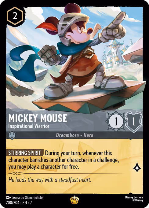 Mickey Mouse - Inspirational Warrior (ARI 200)