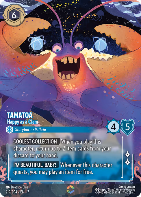 Tamatoa - Happy as a Clam (ARI 219)
