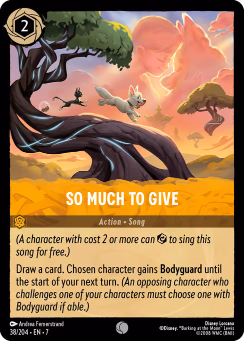 So Much to Give (ARI 38)
